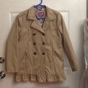 Pink platinum rain jacket
